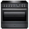 Rangemaster Professional Plus FX PROP90FXEISL/C 90cm Electric Range Cooker with Induction Hob - Slate/Chrome Trim