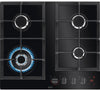 AEG HKB64450NB 59cm Gas Hob - Black Glass