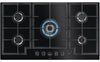 AEG HKB95450NB 88cm Gas Hob - Black Glass