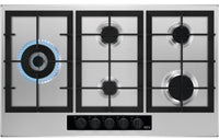 AEG HGB95522YM 86cm Gas Hob - Stainless Steel