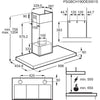 AEG DBE5961HG 90cm Chimney Hood - Stainless Steel