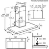 AEG DBE5761HG 70cm Chimney Hood - Stainless Steel