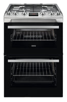 Zanussi ZCG63260XE 60cm Gas Cooker - Stainless Steel (Showroom Display Model)