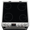 Zanussi ZCV69360XA 60cm Electric Cooker with Ceramic Hob -  Stainless Steel