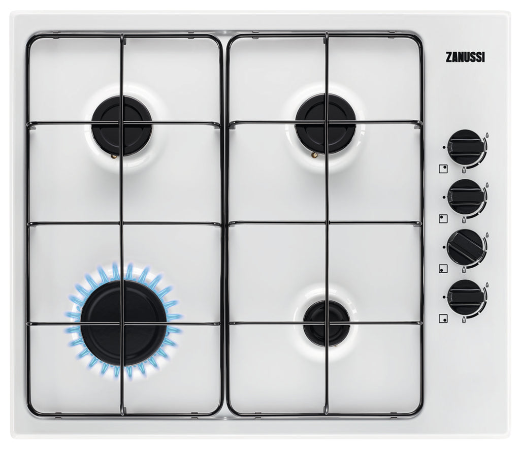 Zanussi ZGNN640W 60cm Gas Hob - White