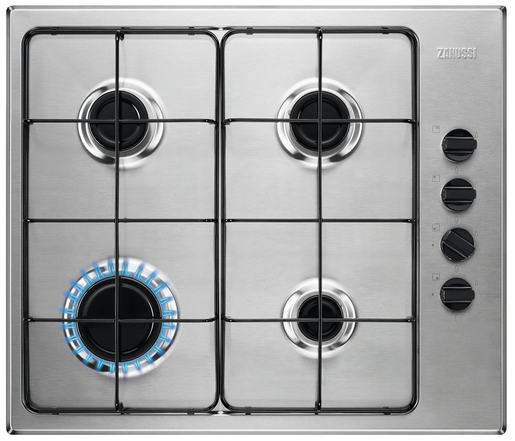 Zanussi ZGNN640X 60cm Gas Hob - Stainless Steel