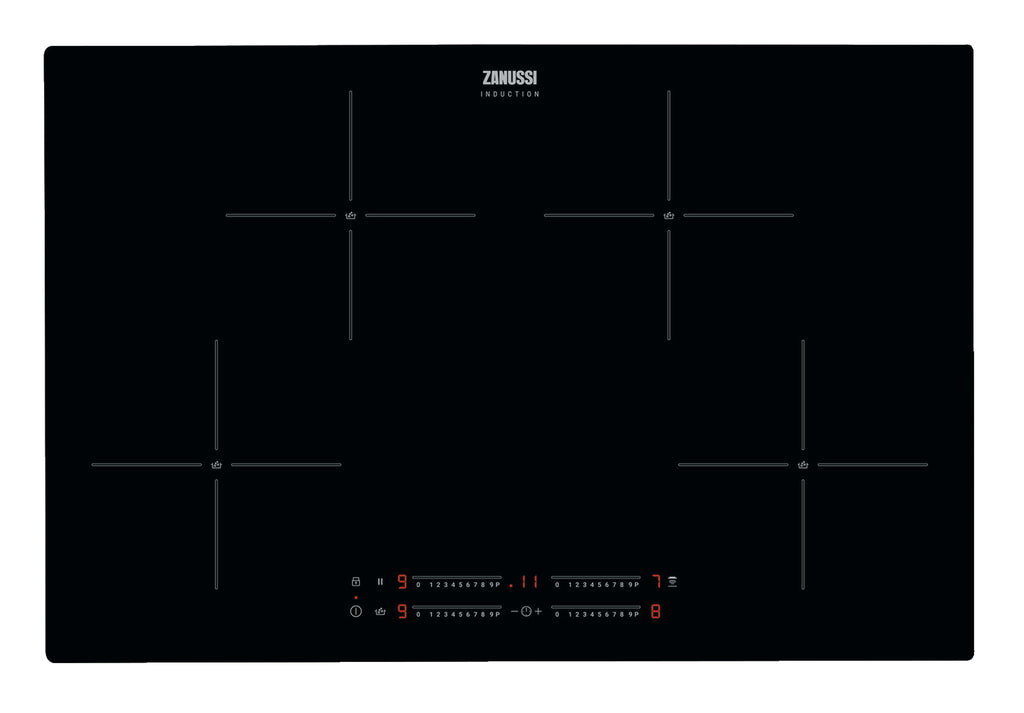 Zanussi ZIAN844K 78cm Induction Hob - Black