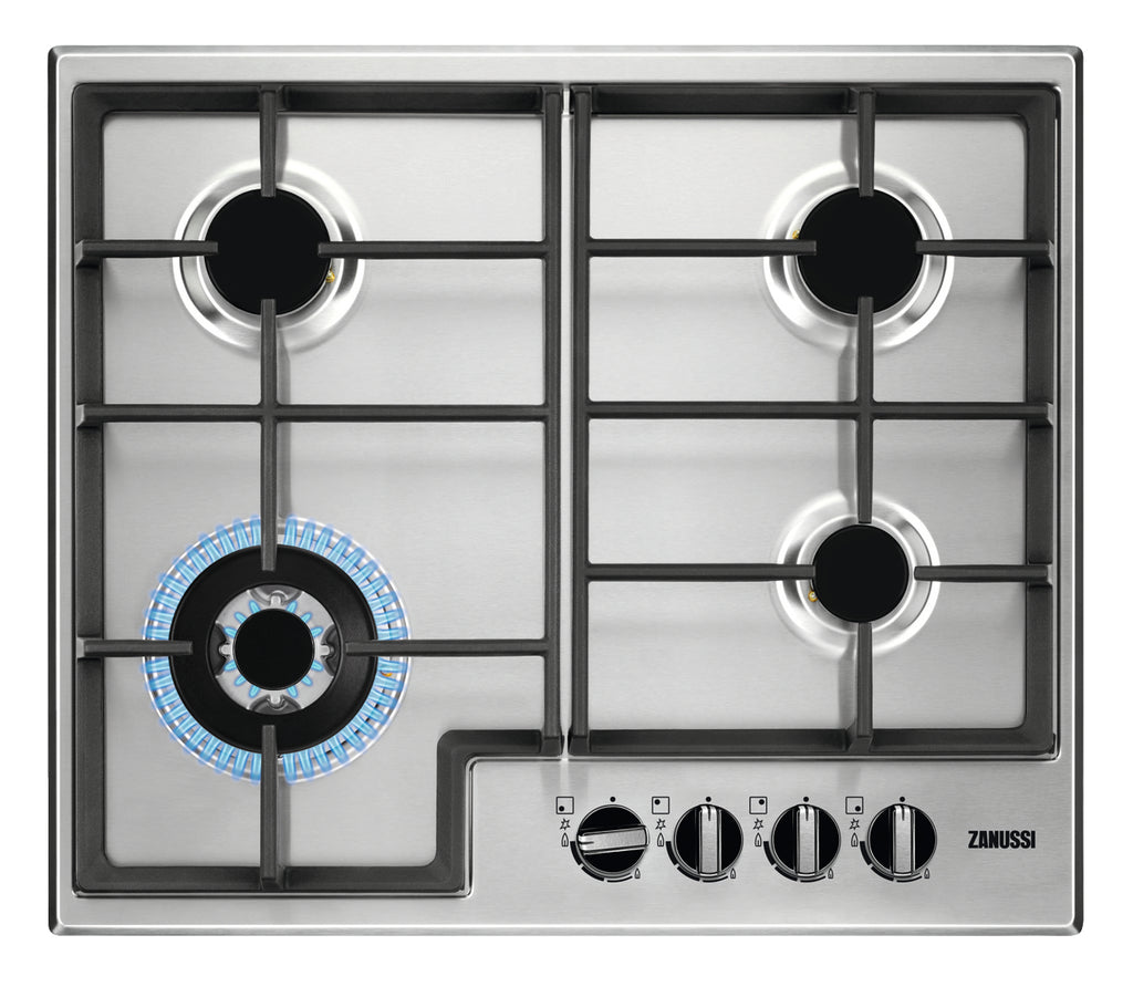 Zanussi ZGNN645X 60cm Gas Hob - Stainless Steel