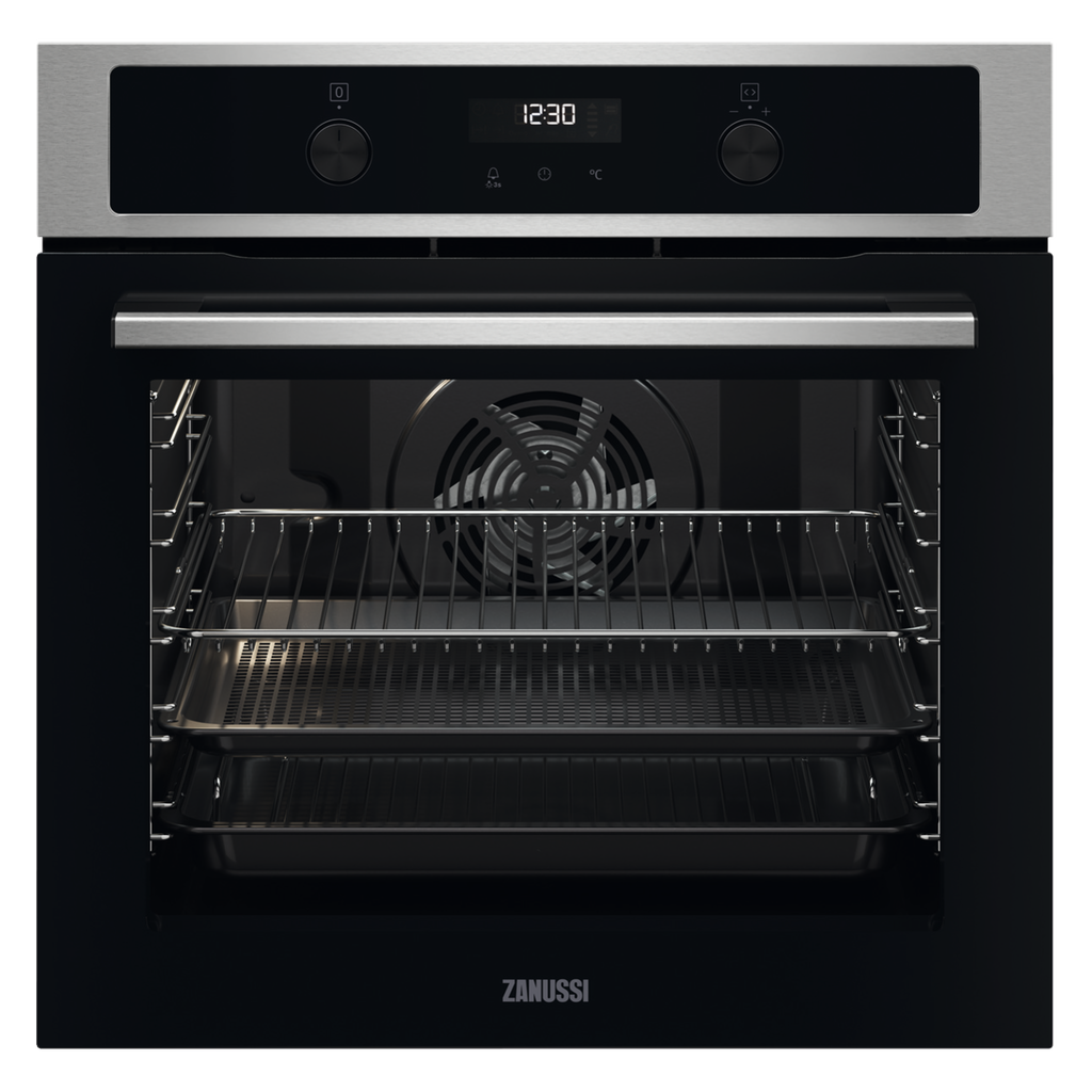 Zanussi  ZOPNA7X1 Built In Electric Single Oven - Stainless Steel