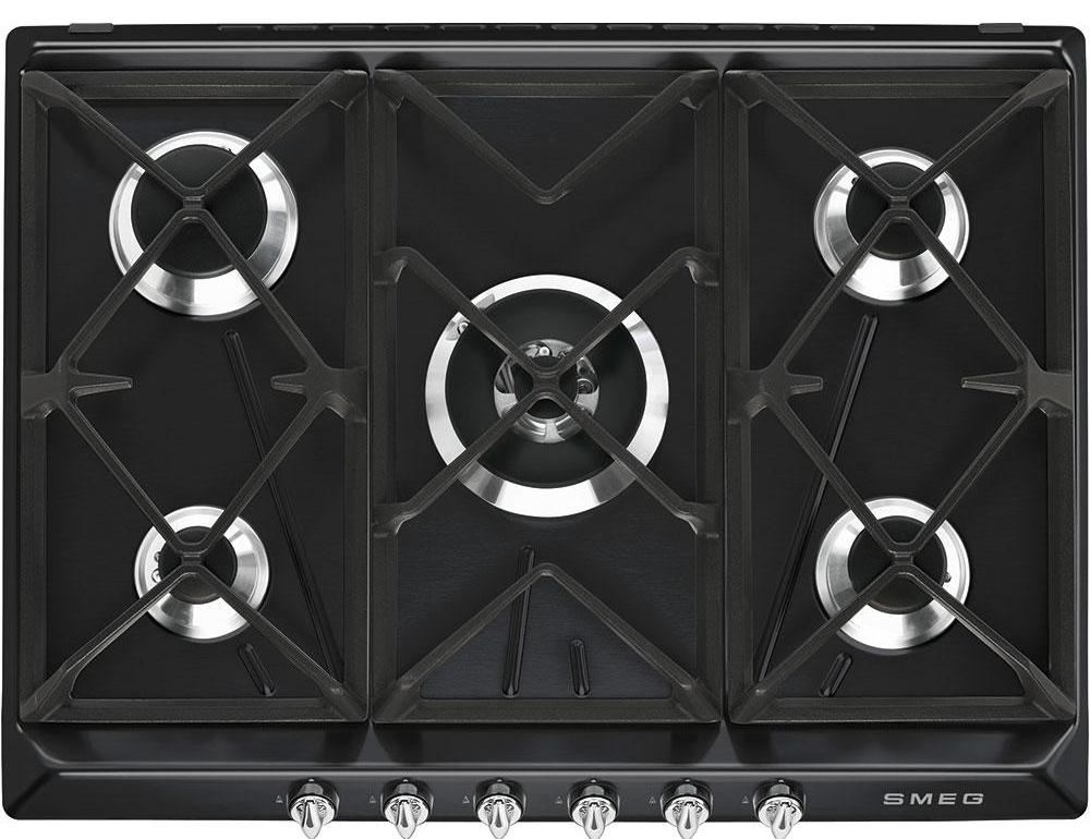 Smeg Victoria SR975NGH 69cm Gas Hob - Black