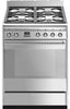 Smeg Concert SUK61MX9 60cm Dual Fuel Cooker - Stainless Steel