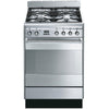 Smeg Concert SUK61PX8 60cm Dual Fuel Cooker - Stainless Steel