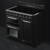 Smeg Victoria TR103IBL2 100cm Electric Range Cooker with Induction Hob - Black