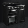 Smeg Victoria TR103IBL2 100cm Electric Range Cooker with Induction Hob - Black