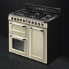 Smeg Victoria TR103P 100cm Dual Fuel Range Cooker - Cream