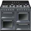 Smeg Victoria TR4110GR 110cm Dual Fuel Range Cooker - Slate Grey