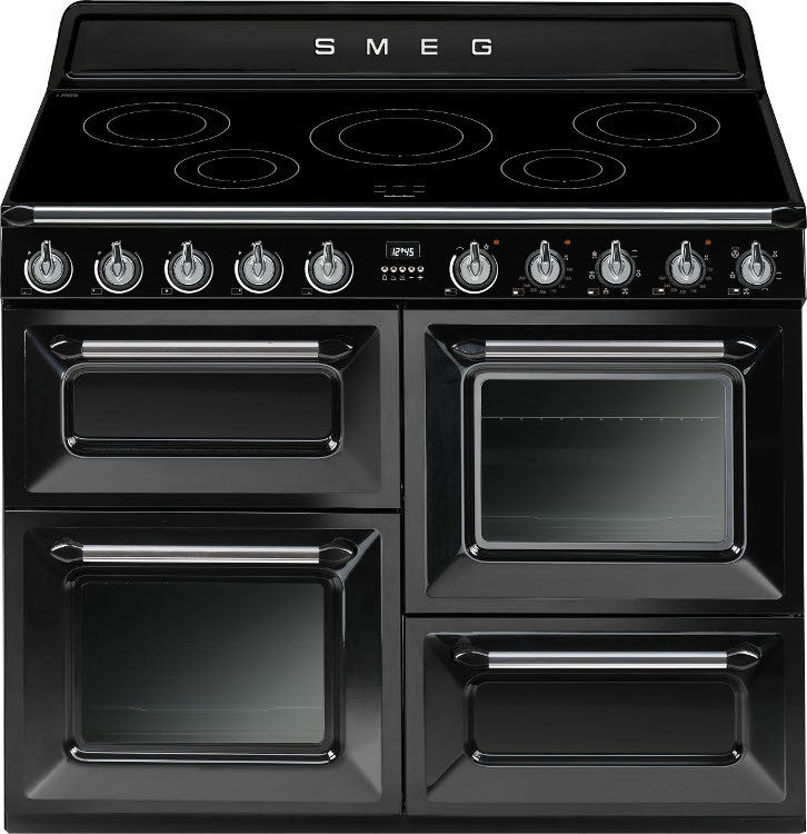 Smeg TR4110IBL Victoria 110cm Electric Induction Hob Black - Moores Appliances Ltd.