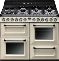 Smeg Victoria TR4110P1 110cm Dual Fuel Range Cooker - Cream