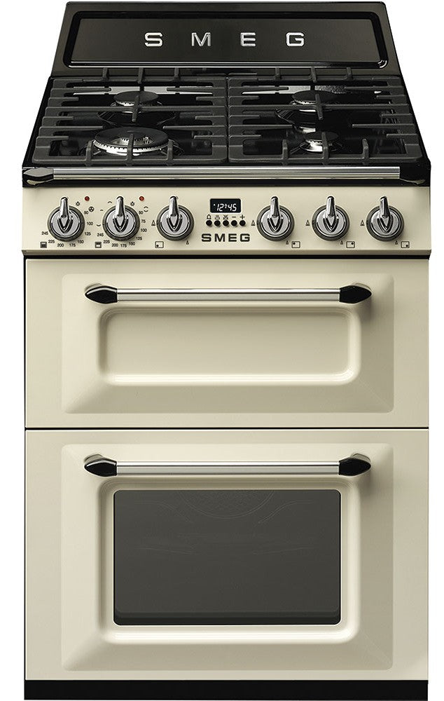 Smeg Victoria TR62P 60cm Dual Fuel Cooker - Cream