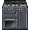 Smeg Victoria TR93GR 90cm Dual Fuel Range Cooker - Slate Grey