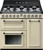 Smeg TR93P Victoria 90cm Dual Fuel Gloss Cream - Moores Appliances Ltd.