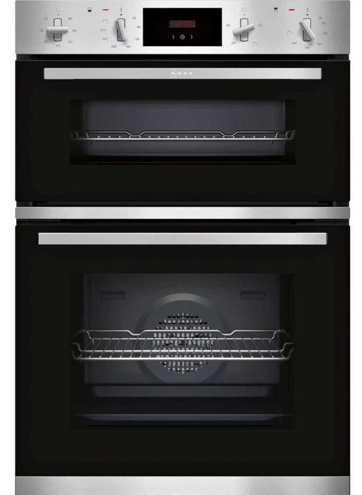 Neff N30 U1GCC0AN0B Built In Electric Double Oven - Stainless Steel