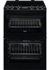 Zanussi ZCV66250BA 60cm Electric Cooker with Ceramic Hob - Black