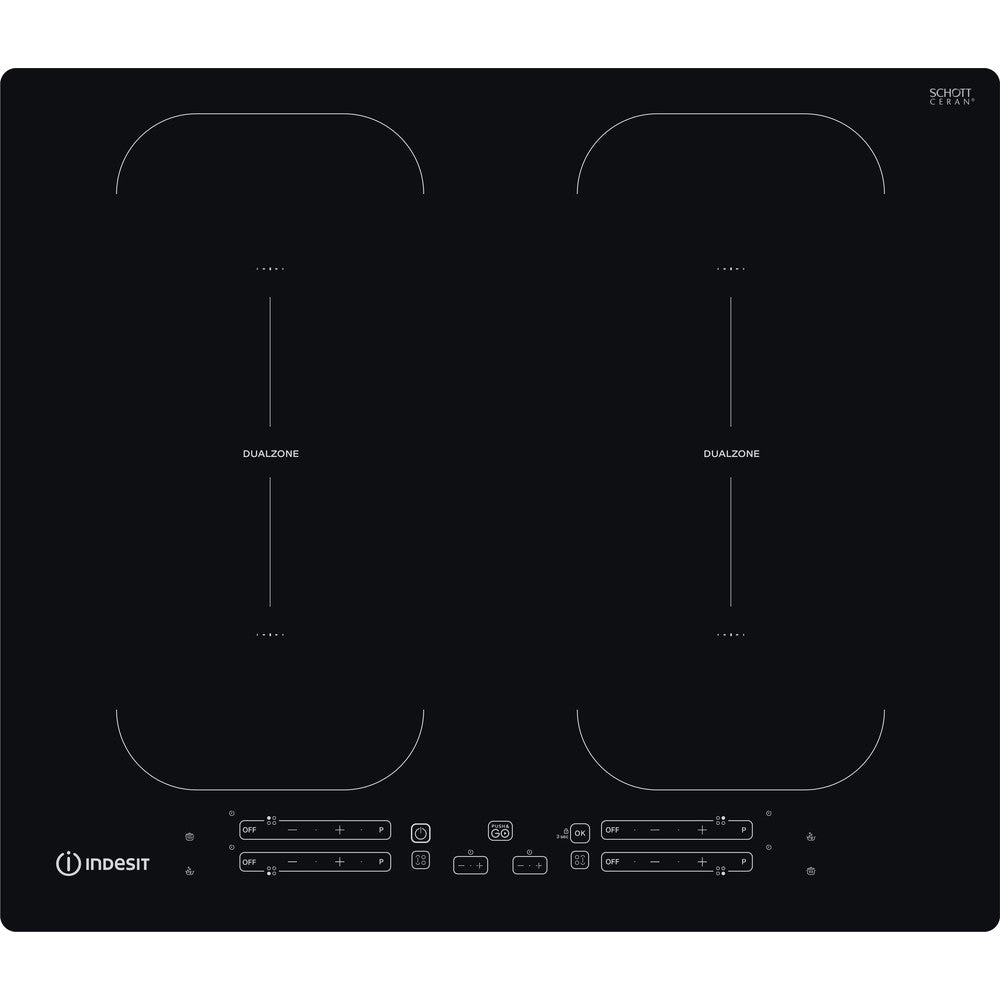 Indesit IB88B60NE 59cm Induction Hob - Black