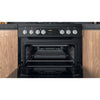 Hotpoint HDM67G9C2CSB 60cm Dual Fuel Cooker - Black