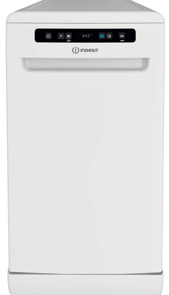 Indesit DSFO3T224ZUKN Slimline Dishwasher - White - E Rated