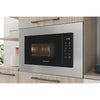 Indesit MWI120GX Built in Microwave With Grill - Stainless Steel