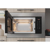 Indesit MWI125GX Buil In Microwave With Grill - Stainless Steel