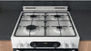 Hotpoint HDM67G0CCW 60cm Gas Cooker - White