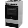 Indesit IS5G1PMSS 50cm Gas Cooker - Silver