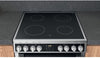 Hotpoint HDM67V8D2CX 60cm Electric Cooker with Ceramic Hob - Inox