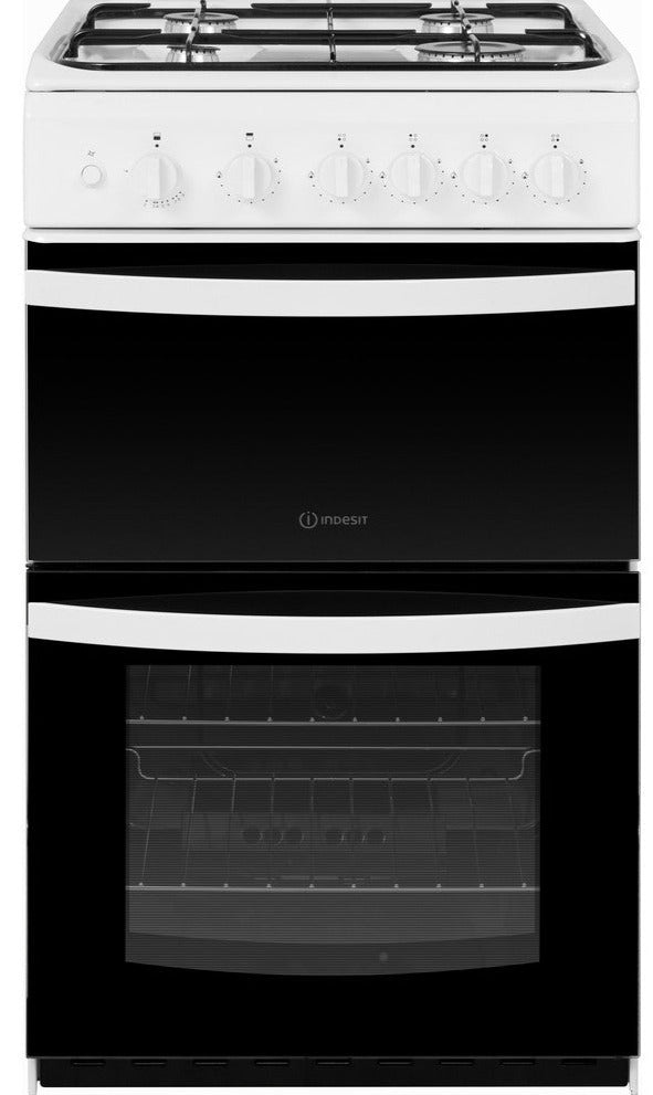 Indesit ID5G00KMW 50cm Gas Cooker - White