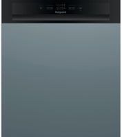 Hotpoint HBC2B19UKN Semi Integrated Standard Dishwasher - Black - F Rated