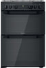 Hotpoint HDM67G0CCB 60cm Gas Cooker - Black