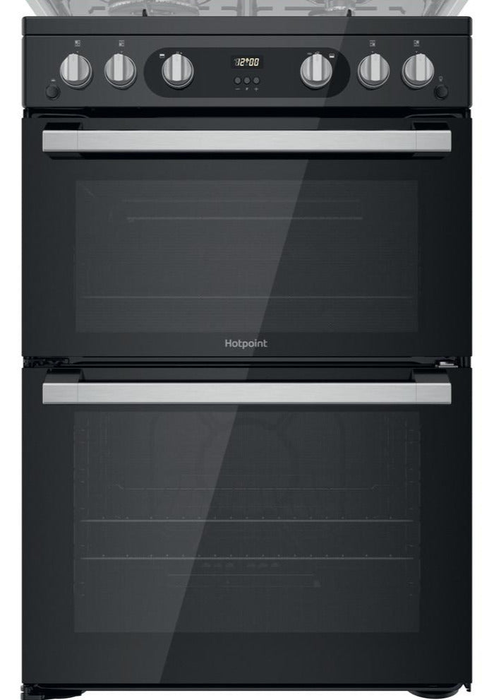 Hotpoint HDM67G0C2CB 60cm Gas Cooker - Black