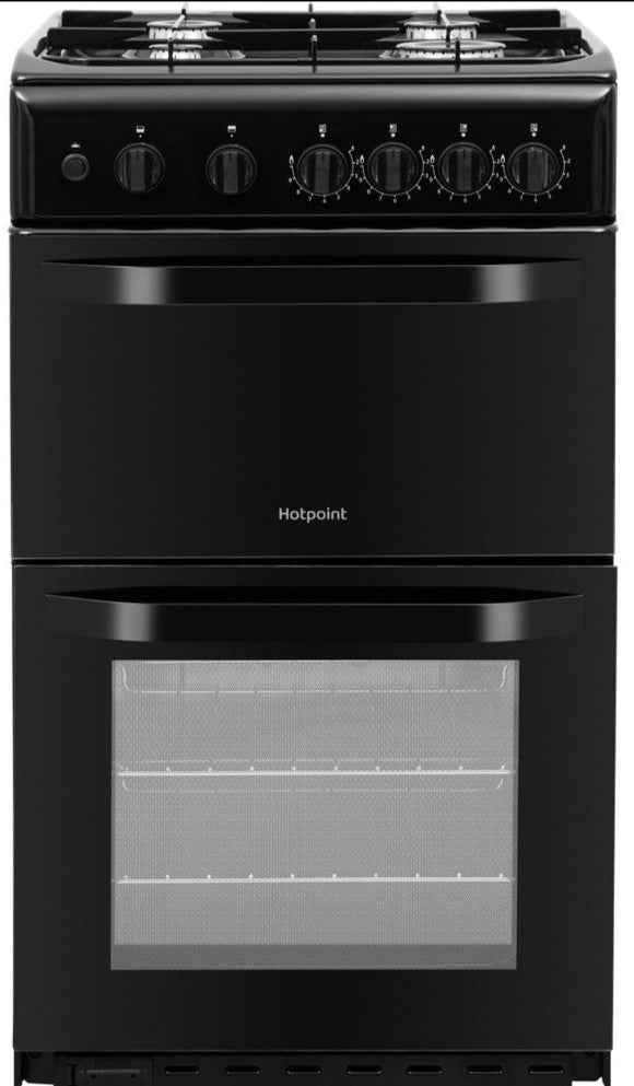 Hotpoint HD5G00KCB 50cm Gas Cooker - Black