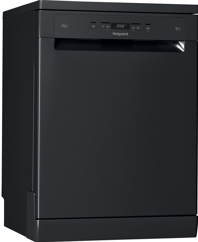 Hotpoint HFC3C26WCBUK Standard Dishwasher - Black - E Rated