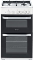 Hotpoint HD5G00KCW 50cm Gas Cooker - White