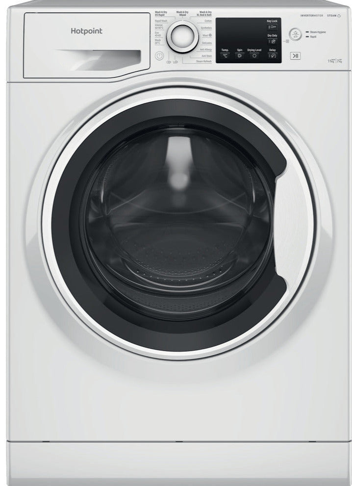 Hotpoint NDB11724WUK 11Kg / 7Kg Washer Dryer with 1600 rpm - White - E Rated