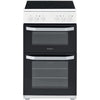 Hotpoint HD5V92KCW 50cm Electric Cooker with Ceramic Hob - White