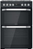 Hotpoint HDM67G9C2CSB 60cm Dual Fuel Cooker - Black