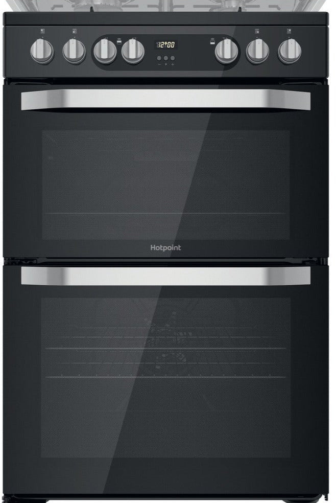 Hotpoint HDM67G9C2CSB 60cm Dual Fuel Cooker - Black