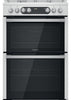 Hotpoint HDM67G9C2CX 60cm Dual Fuel Cooker - Inox