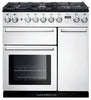 Rangemaster Nexus NEX90DFFWH/C 90cm Dual Fuel Range Cooker - White/Chrome Trim