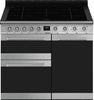 Smeg Symphony SY103I 100cm Electric Range Cooker with Induction Hob - Stainless Steel