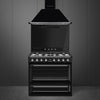 Smeg Victoria TR90BL2 90cm Dual Fuel Range Cooker - Black